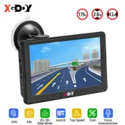 XGODY 7'' Car Sat Nav Taxi GPS Navigation Free Australia Map Spoken Direction FM
