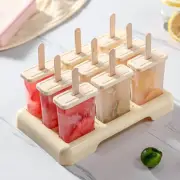Ice Cream Maker Popsicle Freezer Molds Tray Kids Adults Summer Nonstick PVC Home