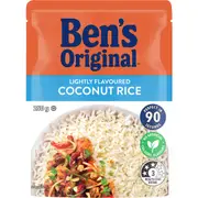 Ben's Original Lightly Flavour Coconut Microwave Rice Pouch 250g