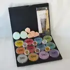 'Get the Sparkle' 12 colour TAG Pearl Face Paint kit + glitter, sponges, brushes