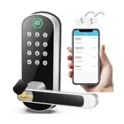 Sifely Keyless Entry Door Lock, Keypad Door Lock, Keyless Door Lock, Fingerpr...
