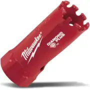 Milwaukee DIAMOND PLUS HOLESAW Large Slot Geometry- 22mm, 29mm, 32mm Or 35mm