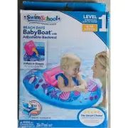 Beach Days Baby Boat Adjustable Back Rest 6-18 Months NEW IN BOX