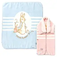 在飛比找momo購物網優惠-【奇哥官方旗艦】比得兔 嬰兒防踢袖毯禮盒(2色選擇 寶寶新生