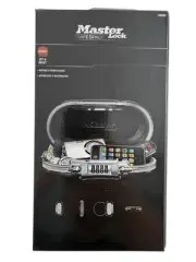 Master Lock NEW Portable Small Security Safe Combination Cable Lock Box 5900D