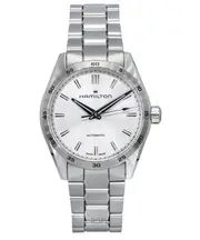 Hamilton Jazzmaster Performer Swiss Made Silver Dial H36105150 100M Ladies Watch