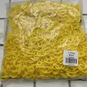 50 Feet Yellow Plastic Chain Plastic Safety Barrier For Crowd Control Parking
