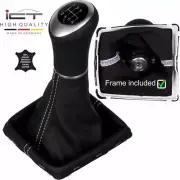 Seam silver leather for ICT gear shift knob gaiter boot Ford Focus MK2 II B74 (for: Ford)