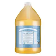 Dr. Bronner's Pure-Castile Liquid Soap 18-in-1 Hemp Baby Unscented 3.78 L