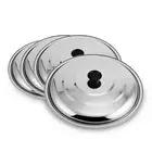 32cm Stainless Steel Lid Saucepan Wok Frying Milk Pan Casserole Lid New Parts
