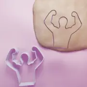 Bodybuilder Gym Cookie Cutter - Biscuit Cutter - Baking - 3 Sizes