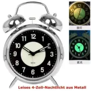 Super Loud Alarm Clock For Heavy Sleepers Adult,Twin 4Inch Bell Retro UK