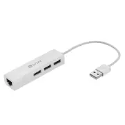 ZH5 USB 2.0 to 3-Port USB 2.0 + 1000Mbps Gigabit RJ45 Ethernet OTG Hub Adapter