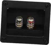SECFOU High-end Crystal Speaker Terminal Connector 2-way Speaker Box Connector Easy Install Sound Equipment