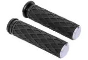 ARLEN NESS 0630-2914 500-008 Grips - Diamond - TBW - Chrome