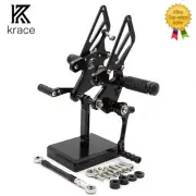 For NINJA 250 EXC250 2009-2012 CNC Rearset Footrest Footpegs Foot Pegs Rear Set