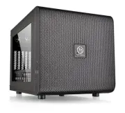 Core V21 SPCC Micro ATX, Mini ITX Cube Gaming Computer Case Chassis, Small Fo...