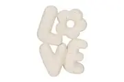 Willow & Silk Polyresin 18.5cm 'Love' Plaque Sign Table/Shelf Ornament/Decor