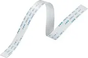 uxcell Flexible Flat Cable Extension Ribbon Cables 8 Pins 1.0mm Pitch 200mm for 3D Printer, DIY, Camera, Screen and DVD Player Connector A Type Pack of 10