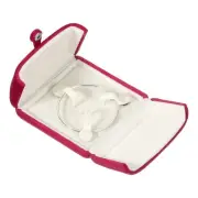 Velvet Bracelet Bangle Box Red Jewelry Gift Case Bangle Holder Case