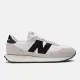 【NEW BALANCE】男女 休閒鞋 經典 復古 NB 237 D楦 麂皮 舒適 穿搭 海鹽 白黑(MS237SF)