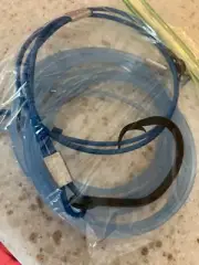 SHARK fishing LEADER RIG! 18/0 forged circle hook 15’ 800lb mono 30”blue steel