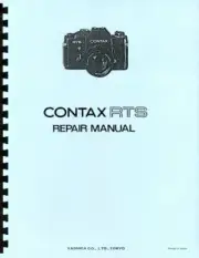 Contax RTS Shutter Repair Manual Reprint