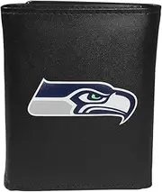 Siskiyou Unisex Indianapolis Colts Leather Tri-fold Wallet, Large Logo FLTR050-P