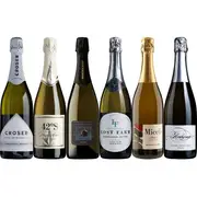 Top Shelf Sparkling 6-pack, Australia multi-regional Sparkling White Wine Pack, Wine Selectors