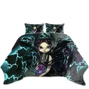 Fantasy Art Bringer of Lightning Fairy Coverlet