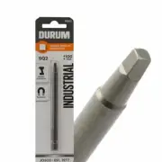 2x Durum ROBERTSON/SQUARE INSERT SCREWDRIVER BITS - R2x100mm Or R2x150mm