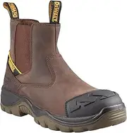 [DEWALT] Hunter Safety Boots - Safety Steel Toe Cap Boots with Waxed Crazy Horse Leather Upper and Comfort Insole - Non Slip Ankle Work Boots