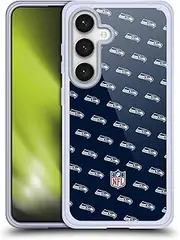 Head Case Designs Officially Licensed NFL Patterns Seattle Seahawks Artwork Soft Gel Case Compatible with Samsung Galaxy S24 5G