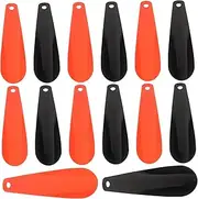 [CALLARON] 14pcs Short Handle Shoe Horn for Seniors Practical Shoe Helper Lightweight Plastic Design for Mobility Support for Home and Travel Use