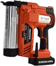 Cordless Rechargeable Electric Nail Gun Battery Powered Nailer DC18V 2000mAh