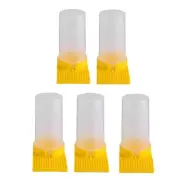 Bee Feeder Bee Hive Entrance Feeder, Beekeeping Tools (5-Pack) N2H15336