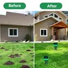 Screw-Shape Stakes Mice Repellent Outdoor Solar-Energy Snake Away