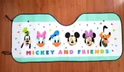 NEW DISNEY Mickey and Friends Car Sunshade Windshield Cover Pattern Mint