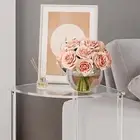 3 Tier Corner Table Multifunctional Acrylic Wall Side Table For Bedroom Bathr US