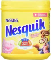 Nesquik Nestle Strawberry Milk Drink Mix, 500 g For healthy bones and teeth