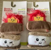 (2) Boots and & Barkley Catnip Pounce Cat S’more and Fire Toy Kitty Catnip NEW