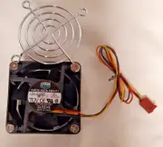 COOLER MASTER A6025-30CB-3BN-PI 0.,08A 12V, 3-Wire CASE Fan W/CAGE 2.36" x 0.98