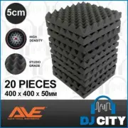Acoustic Studio Foam 20Pk isolation Eggshell Absorption Panels 40X40