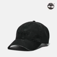 在飛比找momo購物網優惠-【Timberland】中性黑色棉質帆布棒球帽(A1F540