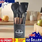 12Pcs Silicone Spatula Set with Holder Heat-Resistant Cookware Kitchen Supplies