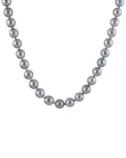 Splendid Pearls 14K 7.7-11.9mm Tahitian Pearl Necklace