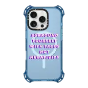 iPhone 16 Pro Bounce Case MagSafe Compatible Surround yourself with tacos not negativity