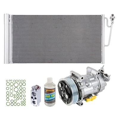 AC Compressor w/ A/C Condenser & Repair Kit For Mini Cooper 2007-2011 (for: Mini)