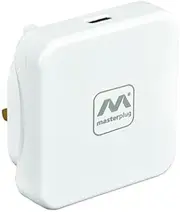 Super-Fast USB Charging Plug with Single Type C Charging Port, 20 Watts, White
