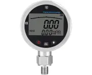 Digital Hydraulic Pressure Gauge, 400BAR 0‑40Mpa 5800PSI Pressure Manometer with G1/4 Connector, Digital Pressure Gauge with LCD Display, Base Entry Touch